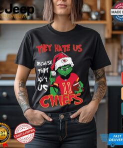 Kansas City Christmas They Hate Us Because They Ain’t Us Chiefs Shirt Kansas City Christmas They Hate Us Because They Ain’t Us Chiefs Shirt