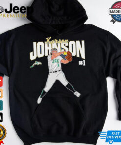 Karson Johnson Jacksonville Softball caricature shirt