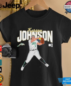 Karson Johnson Jacksonville Softball caricature shirt 3 Karson Johnson Jacksonville Softball caricature shirt 4