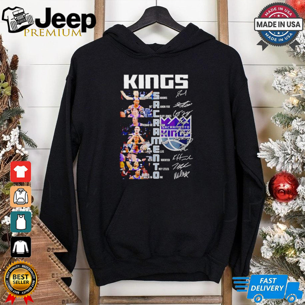 Kings Sacramento Domantas Sabonis De’aaron Fox Colby Jones signatures shirt Kings Sacramento Domantas Sabonis De’aaron Fox Colby Jones signatures shirt