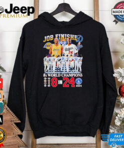 Kobe Bryant job finished 8x world champions 8 in 24 Christmas shirt
