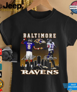 Lamar Jackson and Derrick Henry Baltimore Ravens high five shirt