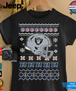 Las Vegas Raiders Christmas NFL football Christmas helmet shirt