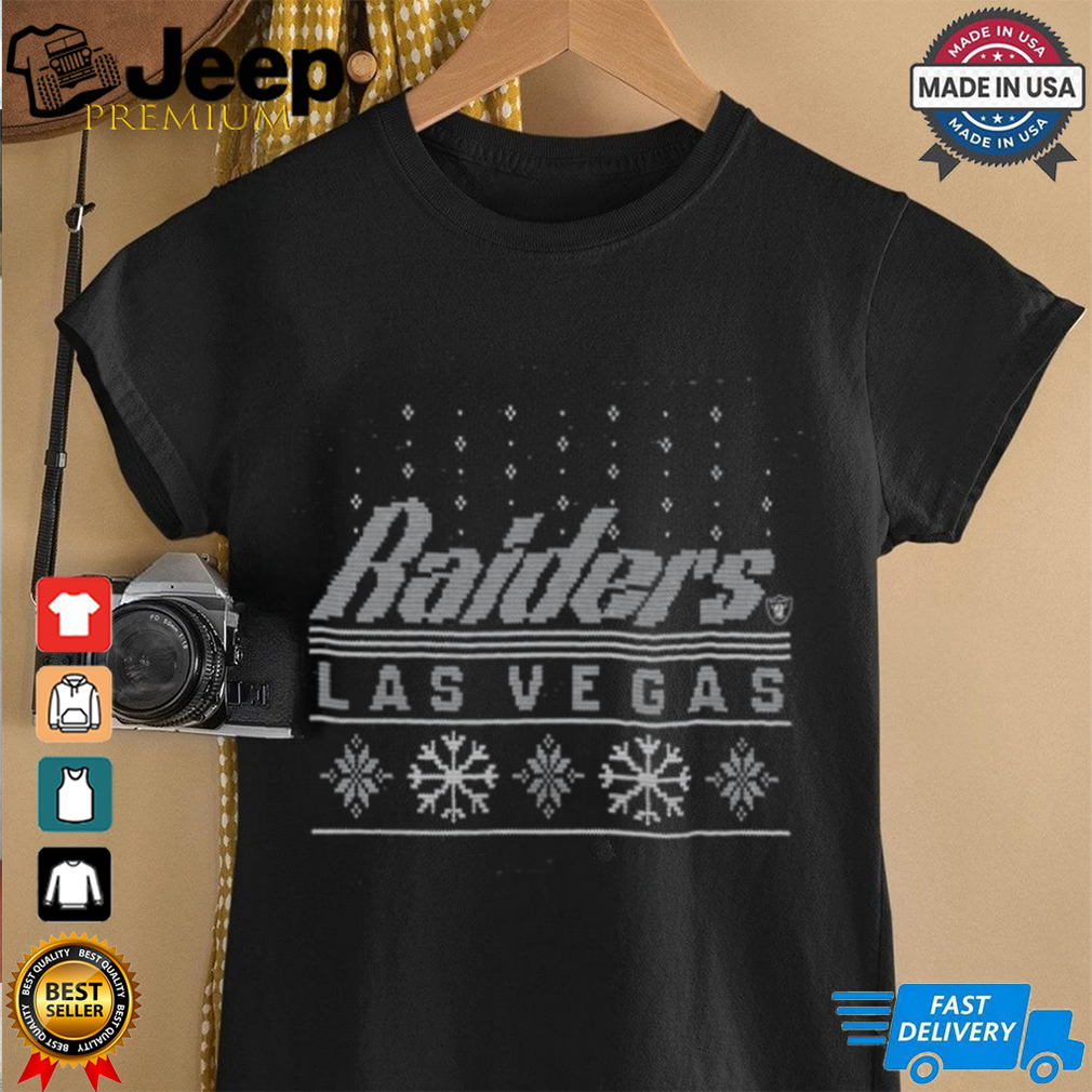 Las Vegas Raiders Holiday Crewneck shirt Las Vegas Raiders Holiday Crewneck shirt