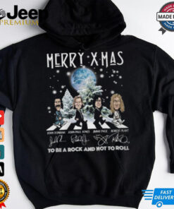 Led Zeppelin Merry Xmas To Be A Rock And Not To Roll Christmas 2024 Thank You T Shirt