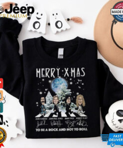 Led Zeppelin Merry Xmas To Be A Rock And Not To Roll Christmas 2024 Thank You T Shirt