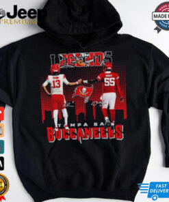 Legends Mike Evans And Derrick Brooks Tampa Bay Buccaneers Shirt
