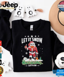 Let It Snow Miami Hurricanes Let’s Go Shirt
