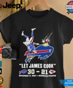Let James Cook Buffalo Bills 30 21 Kansas City Chiefs Shirt