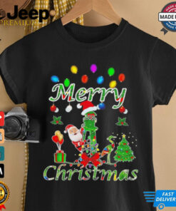 Lighthouse Christmas Santa shirt