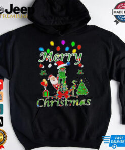 Lighthouse Christmas Santa shirt