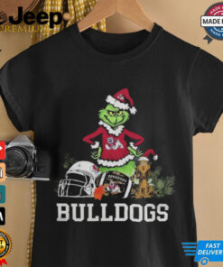 NCAA Grinch Shirt The Grinch And Fresno State Bulldogs Christmas T Shirt