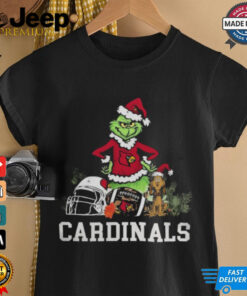 NCAA Grinch Shirt The Grinch And Louisville Cardinals Christmas T Shirt