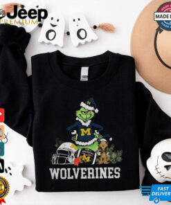NCAA Grinch Shirt The Grinch And Michigan Wolverines Christmas T Shirt