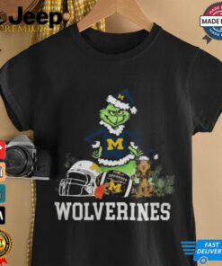 NCAA Grinch Shirt The Grinch And Michigan Wolverines Christmas T Shirt