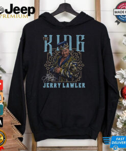 Navy Jerry Lawler Long Sleeve T Shirt