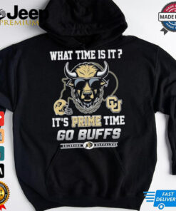 Official Colorado Buffaloes What Time Is It It’s Prime Time Go Buffs shirt