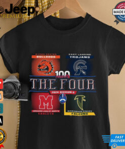 Official Congratulations to all of MHSAA 11 Player Football Semi Finals Division 2 Football The Four Bulldogs Trojans t shirt 1