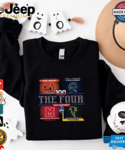 Official Congratulations to all of MHSAA 11 Player Football Semi Finals Division 2 Football The Four Bulldogs, Trojans t shirt 2 Official Congratulations to all of MHSAA 11 Player Football Semi Finals Division 2 Football The Four Bulldogs Trojans t shirt 3