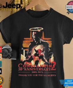 Official Constantine 20th Anniversary 2005 2025 Thank You For The Memories T Shirt 4