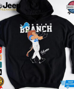 Official Detroit Lions Brian Branch Lions Mascot shirt