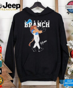 Official Detroit Lions Brian Branch Lions Mascot shirt 2 Official Detroit Lions Brian Branch Lions Mascot shirt 3