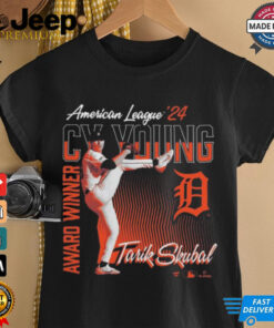 Official Detroit Tigers Tarik Skubal 2024 American League Cy Young Award Winner Shirt Official Detroit Tigers Tarik Skubal 2024 American League Cy Young Award Winner Shirt