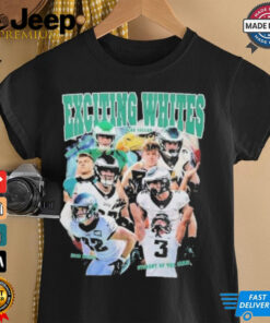 Official Eagles Exciting Whites Reed Blankenship amp Cooper Dejean Shirt 4