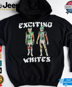 Official Exciting Whites Reed Blankenship and Cooper DeJean Philadelphia Football T shirt Official Exciting Whites Reed Blankenship and Cooper DeJean Philadelphia Football T shirt