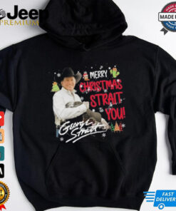Official George Strait Merry Christmas Strait To You Shirt