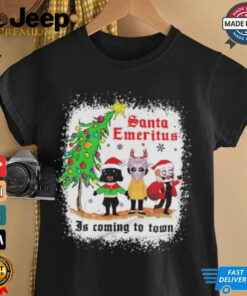 Official Ghost Santa Emeritus Is Coming To Town Christmas Shirt