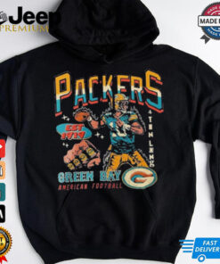 Official Green Bay Packers American Football Graphic 4th N Long Est 1919 Shirt