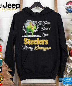 Official Grinch X Pittsburgh Steelers If You Don’t Like Steelers Merry Kissmyass Shirt