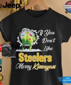 Official Grinch X Pittsburgh Steelers If You Don't Like Steelers Merry Kissmyass Shirt 4