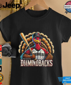 Official Happy Thanksgiving Arizona Diamondbacks Baseball Turkey 2024 Shirt