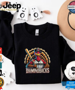 Official Happy Thanksgiving Arizona Diamondbacks Baseball Turkey 2024 Shirt 3