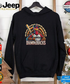 Official Happy Thanksgiving Arizona Diamondbacks Baseball Turkey 2024 Shirt 4