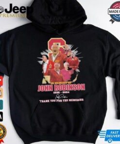 Official USC Trojans In Memory Of John Robinson 1935 2024 Thank You For The Memories Shirt
