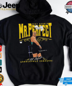 Official WWE Curt Hennig Mr. Perfect Absolutely Perfect Signature t shirt