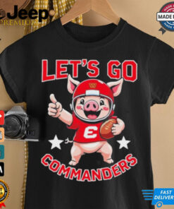 Official Washington Commanders Let Go Commanders Mascot T shirt 3 Official Washington Commanders Let Go Commanders Mascot T shirt 4