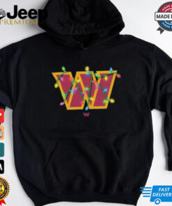 Official Washington Commanders Primary Logo Holiday Lights Christmas 2024 Shirt 3 Official Washington Commanders Primary Logo Holiday Lights Christmas 2024 Shirt 4