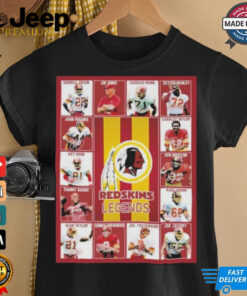 Official Washington Redskin Legends Players Blanket Shirt