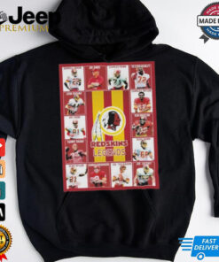 Official Washington Redskin Legends Players Blanket Shirt