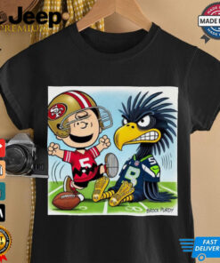 Official Week 11 Doodle Charlie Brown San Francisco 49ers vs Seattle Seahawks NFL Poster t shirt 3 Official Week 11 Doodle Charlie Brown San Francisco 49ers vs Seattle Seahawks NFL Poster t shirt 4