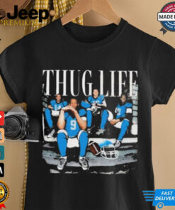Official Williams Arnold Goff Brown Thug Life Detroit Lions Football NFL t shirt
