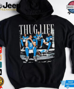 Official Williams Arnold Goff Brown Thug Life Detroit Lions Football NFL t shirt