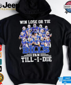 Official Win Lose Or Tide Buffalo Bills Fan Till I Die 2024 Christmas shirt 3