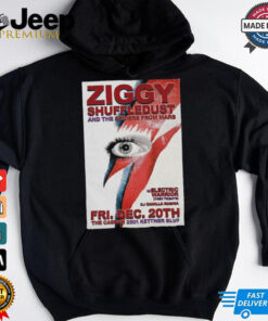 Official Ziggy Shuffledust And The Spiders From Mars December 2024 At The Casbah In San Diego CA Poster Shirt