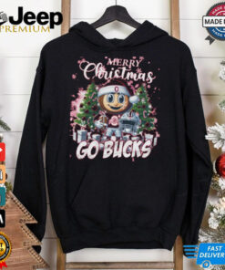 Ohio State Buckeyes Merry Christmas Go Bucks Pajamas Shirt