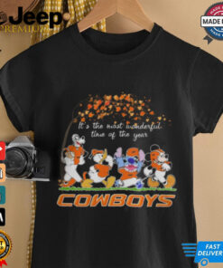Oklahoma State Cowboys x Mickey x Donald Duck x Stitch x Goofy Fall It’s The Most Wonderful Time Of The Year Tee shirt 2 Oklahoma State Cowboys x Mickey x Donald Duck x Stitch x Goofy Fall It's The Most Wonderful Time Of The Year Tee shirt 3